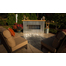 Firegear Outdoors Battery Kalea Bay 48 Inches Linear Outdoor Fireplace | OFP-48LECO-P Outdoor Patio