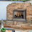 Carol Rose Coastal Collection Premium 42" Outdoor Fireplace in an outdoor living lifestyle