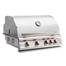 Blaze LTE Marine Grade 32" Gas Grills Freestanding with Spring Assisted Hood Right View Closed Hood
