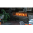 Barbara Jean Collection 48" Single-Sided Linear Outdoor Fireplace OFP5548S1 in a Patio