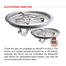 HPC Round Bowl HI/LO Series Electronic Ignition Fire Pit Insert | xxx-PENTAxxEI-HI/LO-xx/xxxVAC Description