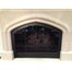 Cathedral Arched Fireplace Door in Matte Black