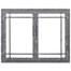 Allegheny Masonry Fireplace Door with Clear Natural Finish