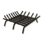 33 Inch Square Carbon Steel Fire Pit Grate with Char Guard