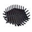 24 Inch Round Carbon Steel Fire Pit Grate with Char Guard