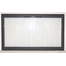The Nightwell Zero Clearance Fireplace Door back view - easy installation!