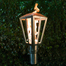 Lantern Style Stainless Steel Tiki Torch