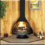 Malm 38 Inch Zircon Wood Burning Fireplace