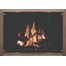 Cascade All Glass Masonry Fireplace Door in Burnished Silver premium finish