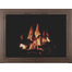 Cascadian Masonry Fireplace Door - flush fit panels - in Copper Vein