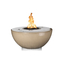 Sedona 360° Round Concrete Fire & Water Bowl 38 Inch in Vanilla