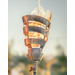 Spiral Style Stainless Steel Tiki Torch