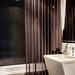 Antique Bronze Serenity Mesh Shower Curtain