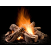 Wilderness Split Fire Pit Log Stack with Stainless Steel Burner