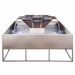 Olympian Copper Square 4-Way Self Contained Fire & Water Bowl 30 Inch
