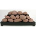 30 Inch ALTERNA FireStones Set with Vent Free Black Burner With Calico FireStone