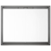 Aurora Fireplace Glass Door For Temco Fireplaces In Natural Iron Finish