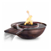 Sedona 27" Hammered Copper Fire and Water Gravity Spill Bowl