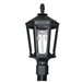 Everglow Electric Cast Aluminum Post Mount Lamp - VW9A-E