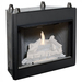 VRT4550 Vent Free Firebox with White Stacked Brick Panel