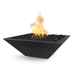 Maya 24" Black GFRC Concrete Fire Bowl