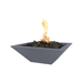 Maya 24" Gray GFRC Concrete Fire Bowl