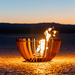 The Astro Fire Sculpture Corten Steel