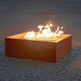 The Atomic Fire Sculpture Corten Steel