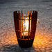 The Horizon Fire Sculpture Corten Steel