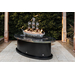 The Outdoor Plus La Pinta Fire Table with Boat Ornament