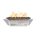 The Outdoor Plus Maya Linear GFRC Concrete Fire and Water Bowl