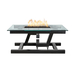 The Outdoor Plus Newton Floating Appearance Powder Coated Metal Fire Table