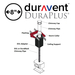 DuraVent 8" DuraPlus Cathedral Ceiling Support Kit