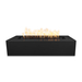 The Outdoor Plus Regal Rectangular Powder Coated Metal Fire Pit