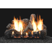 White Mountain Hearth Charred Oak 24" Gas Log Set (LS18B2) with Vent-Free Slope Glaze Burner System (VFSR-24)
