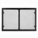 GV60BK Grand Vista 100 Cabinet Style Mesh Doors - Black