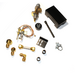 HPC Side Inlet 90K BTU Valve Gas Fireplace Safety Pilot Kit With Quick Mount Swivel Flare Connector | 72PKNQM