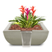 Avalon GFRC Concrete Planter and Water Bowl In Ash