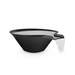 Black Cazo Powder Coated Steel Round Water Bowl