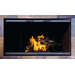 FMI Eliminator 36E Glass And Track Zero Clearance Fireplace Door Charcoal Finish