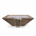 Maya GFRC Wood Grain Concrete Square Water Bowl