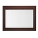 Custom Size Medio Fireplace Door in Mahogany - Shown With Bottom Draft