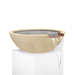 Sedona GFRC Concrete Round Water Bowl In Vanilla