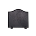 Dagan Small Plain Fireback Black Cast Iron 16" High x 17 1/2" Wide FB-P