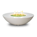American Fyre Designs 60” Calais Oval Fire Table Chat Height Manual Flame Sensing | 759-11-M4C