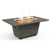 American Fyre Designs 54” Cosmopolitan Rectangle Fire Table Chat Height FyreStarter Bluetooth | 635-11-H4C