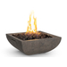 American Fyre Designs 30" Bordeaux Petite Square Fire Bowl Manual Flame Sensing | 431-11-M6C