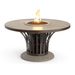 American Fyre Designs 54” Fiesta Fire Table Dining Height Manual Flame Sensing | 775-11-M2C