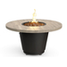 American Fyre Designs 48" Reclaimed Wood Cosmopolitan Round Fire Table Chat Height FyreStarter Bluetooth | 645-BA-H2C