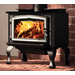 Osburn 1700 Wood Stove - 65,000 BTU, Select a Door Overlay: Brushed Nickel Door Overlay {OA10250}